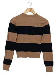 Vorschaubild 2 von Pullover Damen Gr. 34/XS Mehrfarbig Gestreift Casual Baumwolle Kaschmir