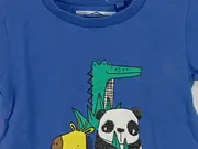 Vorschaubild 2 von Kinder T-Shirt Jungen Mädchen Blau 12-18 Monate Tiermotive Dschungel