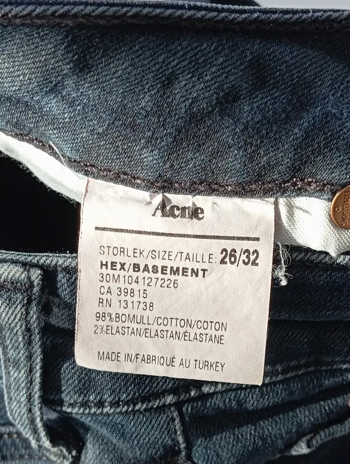 ACNE Jeans Straight Leg Bild 4