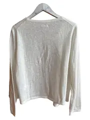 Vorschaubild 2 von Damen Strickjacke Baumwolle Weiß Gr. 36/S Casual