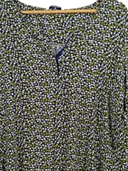 Vorschaubild 3 von Damen Bluse Gr. 44/XXL Mehrfarbig Blumenmuster Casual Viskose