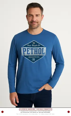 PETROL INDUSTRIES Langarmshirt