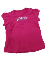 Vorschaubild 1 von TCM Mädchen T-Shirt Pink Gr. 74/80 Casual Baumwolle Kurzarm