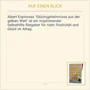 Vorschaubild 2 von Albert Espinosa Glücksgeheimnisse gelbe Welt Taschenbuch Selbsthilfe Ratgeber