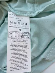 Vorschaubild 4 von TAIFUN Damen Bluse Gr. 36/S Blau Kurzarm Elegant Casual Viskose