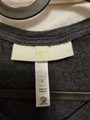 Vorschaubild 3 von Herren T-Shirt Basic Grau Gr. 50/L Baumwolle