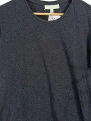 Vorschaubild 2 von Herren T-Shirt Basic Grau Gr. 50/L Baumwolle