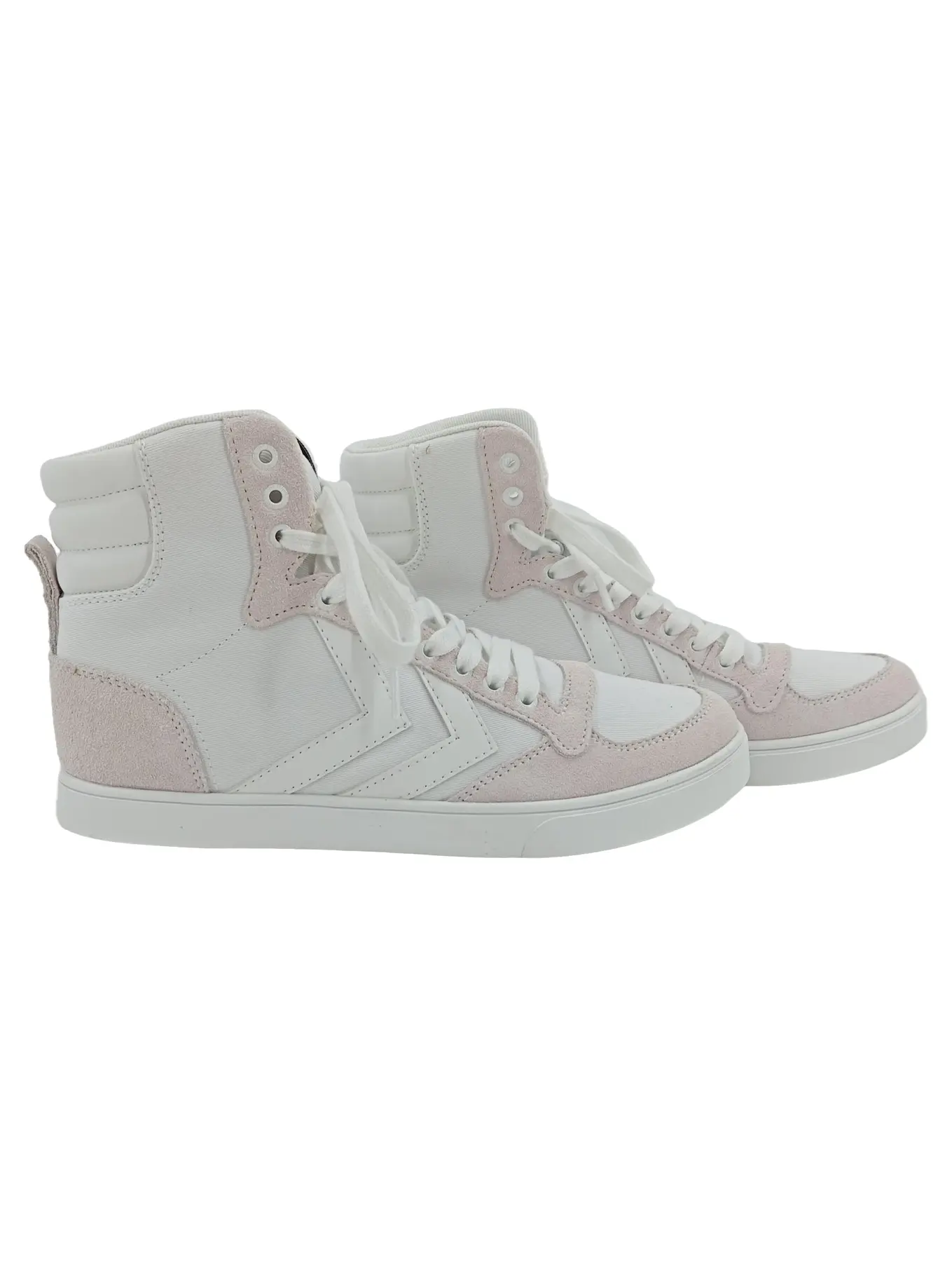 M.I. HUMMEL Hummel Sneaker High Damen Weiß Synthetik Wildleder Gr. 40 Sportlich