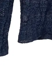 Vorschaubild 4 von Damen Langarmshirt Spitze Blau Gr. S