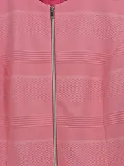 Vorschaubild 4 von Damen Leichte Jacke Gr. 48 Pink Modern Strukturmuster Reißverschluss