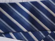 Vorschaubild 3 von TCM Krawatte Herren gestreift Blau Seide Business 150cm