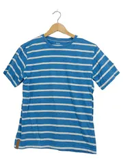 Vorschaubild 1 von T-Shirt Kinder Gr. 158/164 Blau Weiß Gestreift Maritim