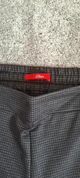 Vorschaubild 3 von Damen Stoffhose Gr. 44 Grau Kariert Business Culotte