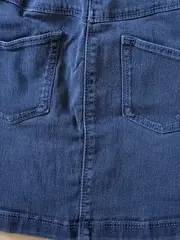 Vorschaubild 4 von Jeansrock Kinder Gr. 140 Grau Casual Denim Rock Mädchen