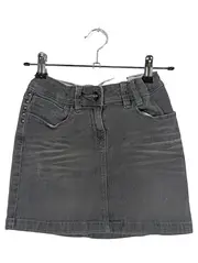 Vorschaubild 1 von Jeansrock Kinder Gr. 140 Grau Casual Denim Rock Mädchen