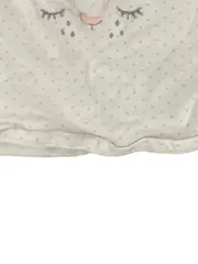 Vorschaubild 4 von Langarmshirt Baby Mädchen Gr. 74 Baumwolle Punkte Stickerei Weiß
