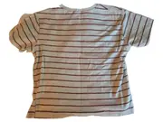 Vorschaubild 3 von Kinder T-Shirt Gr. 110 Beige Gestreift Kurzarm Basic