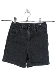 Vorschaubild 1 von Kinder Jeans Shorts Gr. 128 Schwarz Casual Denim Hose Jungen Mädchen