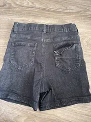 Vorschaubild 2 von Kinder Jeans Shorts Gr. 128 Schwarz Casual Denim Hose Jungen Mädchen