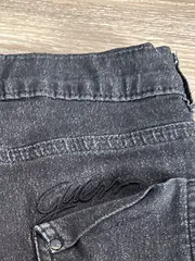 Vorschaubild 5 von Kinder Jeans Shorts Gr. 128 Schwarz Casual Denim Hose Jungen Mädchen