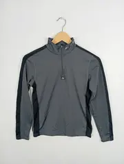 Vorschaubild 2 von Kinder Funktionsshirt Sport Grau Langarm Gr. 152