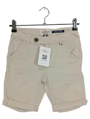 Vorschaubild 1 von Chino Shorts Kinder Beige Gr. 128 Baumwolle Strukturmuster Casual