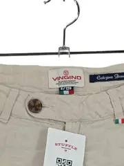 Vorschaubild 2 von Chino Shorts Kinder Beige Gr. 128 Baumwolle Strukturmuster Casual