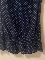 Vorschaubild 3 von Damen Hemdbluse Gr. 34 Blau Punkte Casual Bluse