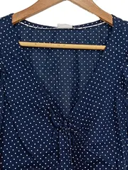 Vorschaubild 2 von Damen Hemdbluse Gr. 34 Blau Punkte Casual Bluse