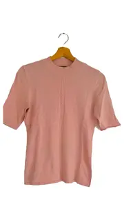 Vorschaubild 1 von Damen Pullover Strick Rosa Gr. 36/S Casual Zopfmuster