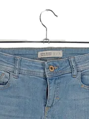 Vorschaubild 2 von Basic Z1975 Denim Damen Jeans Hose Streifen Hellblau Gr. 36 W28