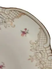 Vorschaubild 3 von Platzteller 31cm Porzellan Klassisch Blumenmuster Weiß Festlich