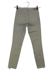 Vorschaubild 2 von Damen Jeans Regular Fit W24/32/XXS Grün Casual Reißverschluss-Details