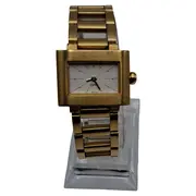 Vorschaubild 1 von Damenuhr Armbanduhr Goldfarben Rechteckig Edelstahl Elegant