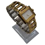 Vorschaubild 2 von Damenuhr Armbanduhr Goldfarben Rechteckig Edelstahl Elegant