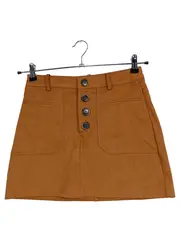 Vorschaubild 1 von Damen Minirock S Braun Casual Polyester