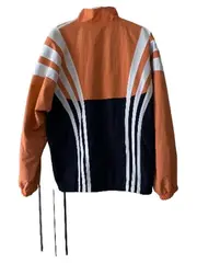 Vorschaubild 2 von Originals Trainingsjacke Herren M Orange Blau Retro Sportjacke