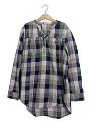 Vorschaubild 1 von Mädchen Tunika Bluse kariert Gr. 146/152 Baumwolle rosa blau