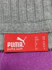 Vorschaubild 3 von Damen Pullover Gr. 34/XS Grau Gestreift V-Ausschnitt Streetwear