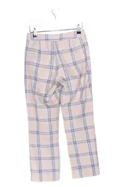 Vorschaubild 2 von Damen Stoffhose Gr. 38 M Kariert Mehrfarbig Klassisch Preppy