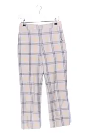 Vorschaubild 1 von Damen Stoffhose Gr. 38 M Kariert Mehrfarbig Klassisch Preppy