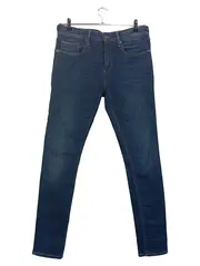 Vorschaubild 1 von Herren Jeans Slim Fit Hose Blau W33 L35 Baumwolle