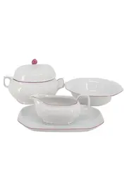 Vorschaubild 1 von Servierset MIRABELL Porzellan Weiß Elegant 5-teilig
