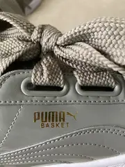 Vorschaubild 2 von Damen Sneaker Low Gr. 38 Grau Schleife Lack Optik Freizeit Schuhe