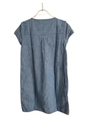 Vorschaubild 2 von EDC Damen Freizeitkleid Gr. S Blau Casual Baumwolle Sommerkleid