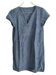 Vorschaubild 1 von EDC Damen Freizeitkleid Gr. S Blau Casual Baumwolle Sommerkleid