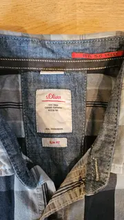 Vorschaubild 2 von Herren Freizeithemd Kariert Mehrfarbig L/50 Baumwolle Langarm