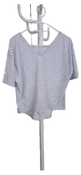 Vorschaubild 3 von Damen Sport Shirt Kurzarm Mesh Lila Gr. M
