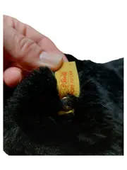 Vorschaubild 2 von Kuscheltier Panther Schwarz 14 cm Plüschtier Knopf im Ohr