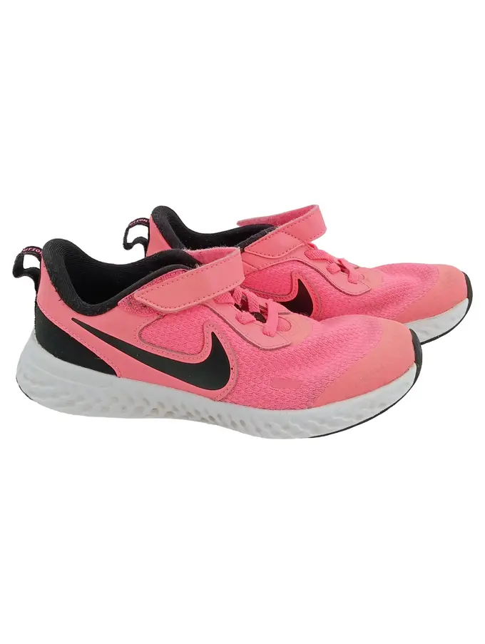 NIKE Revolution Sneaker Low Kinder Klettverschluss Pink Gr 32